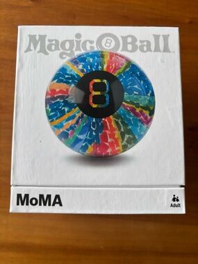New in box Magic 8 Ball x MoMA Alma Woodsey Thomas Game Multicolor Design